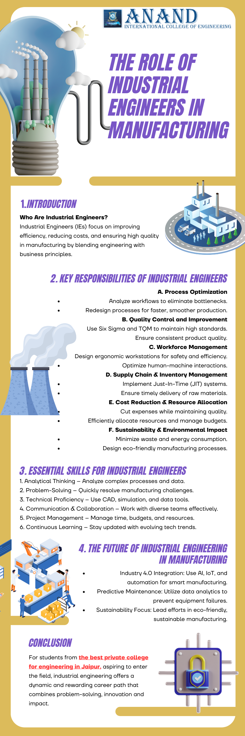 infographic-  The Role Of Industrial Engineers In Manufacturing